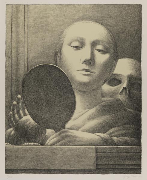 George Tooker, The Mirror, 1978