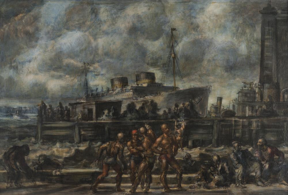 Reginald Marsh, The Britannic Sails